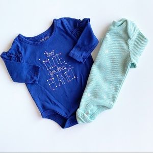 Long Sleeved Space Onesie Bundle